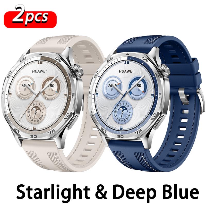 Официальный нейлоновый ремешок 22 мм для HUAWEI WATCH GT 6 5 4 46 мм/Watch 4 5 6 Pro/GT 6 5 3 2 Pro 46 мм Композитный силиконовый браслет