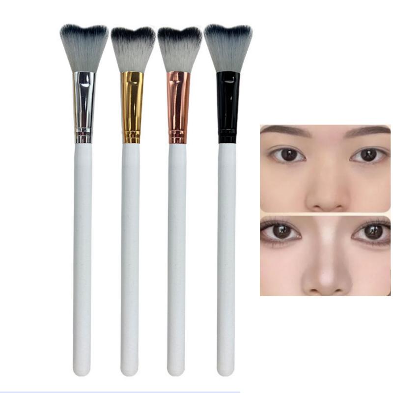 1 Pcs Lash Shampoo Curved Brush For Eyelash Extension Cleansing,Soft Makeup Removal Bath Swoop Brush Tools