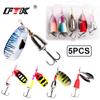 5 шт. блесна 8 г 12,5 г блесна щука металл с тройными крючками искусственная приманка для ловли окуня