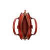 Coach 22 Однотонная тисненая логотип Nameplate Слот для карт Застежка-молния Форма тыквы Кожаная сумка через плечо Маленькая CU868-B4UC8