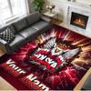 Crystal Velvet Rug Custom Name Text, Soft Non Slip Floor Mat Home DecorPoland Football