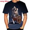 Men Fashion Print Rat T-shirts 3D Animal Harajuku Street Style Short Sleeve Unisex Cool T Shirt