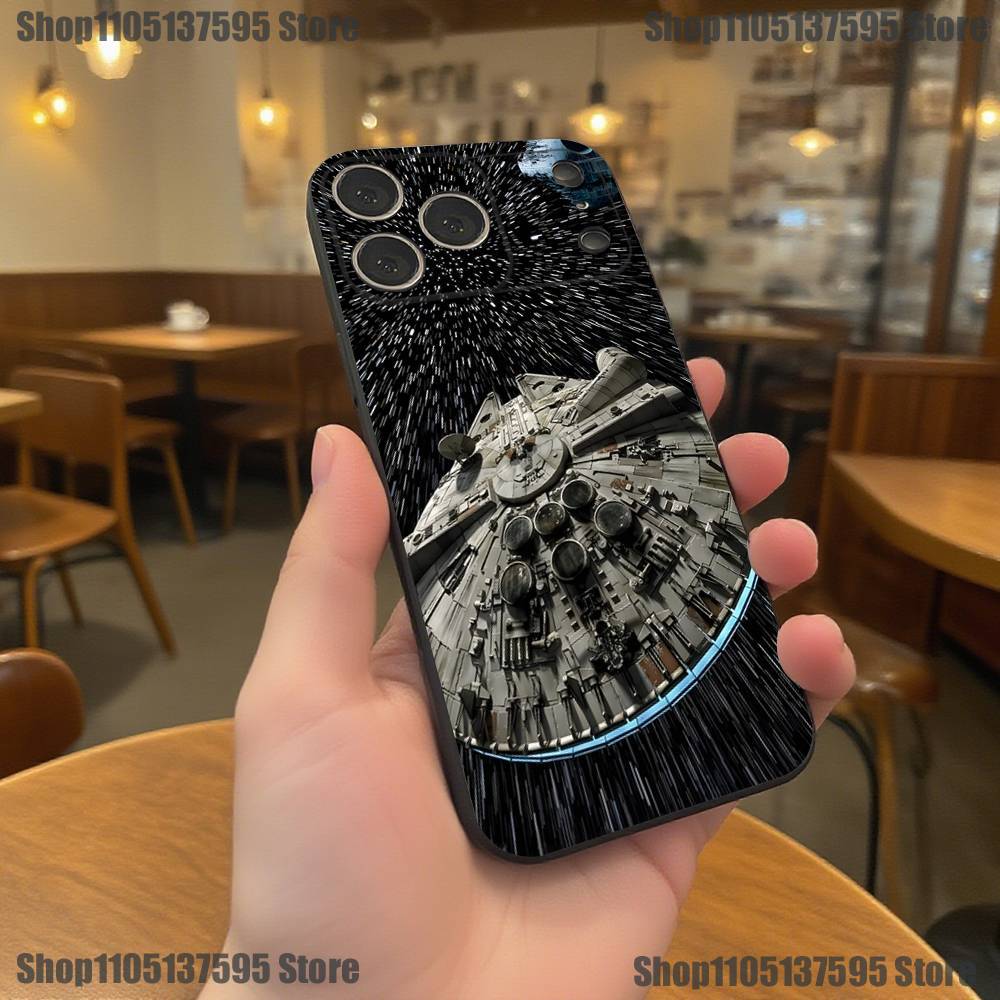 Art Star T-Trek S-Ships Phone Case For iPhone 17,16,15,14,13,12,11,Pro,XS,Max,XR,Plus,E,SE4,Mini Black Soft Cover