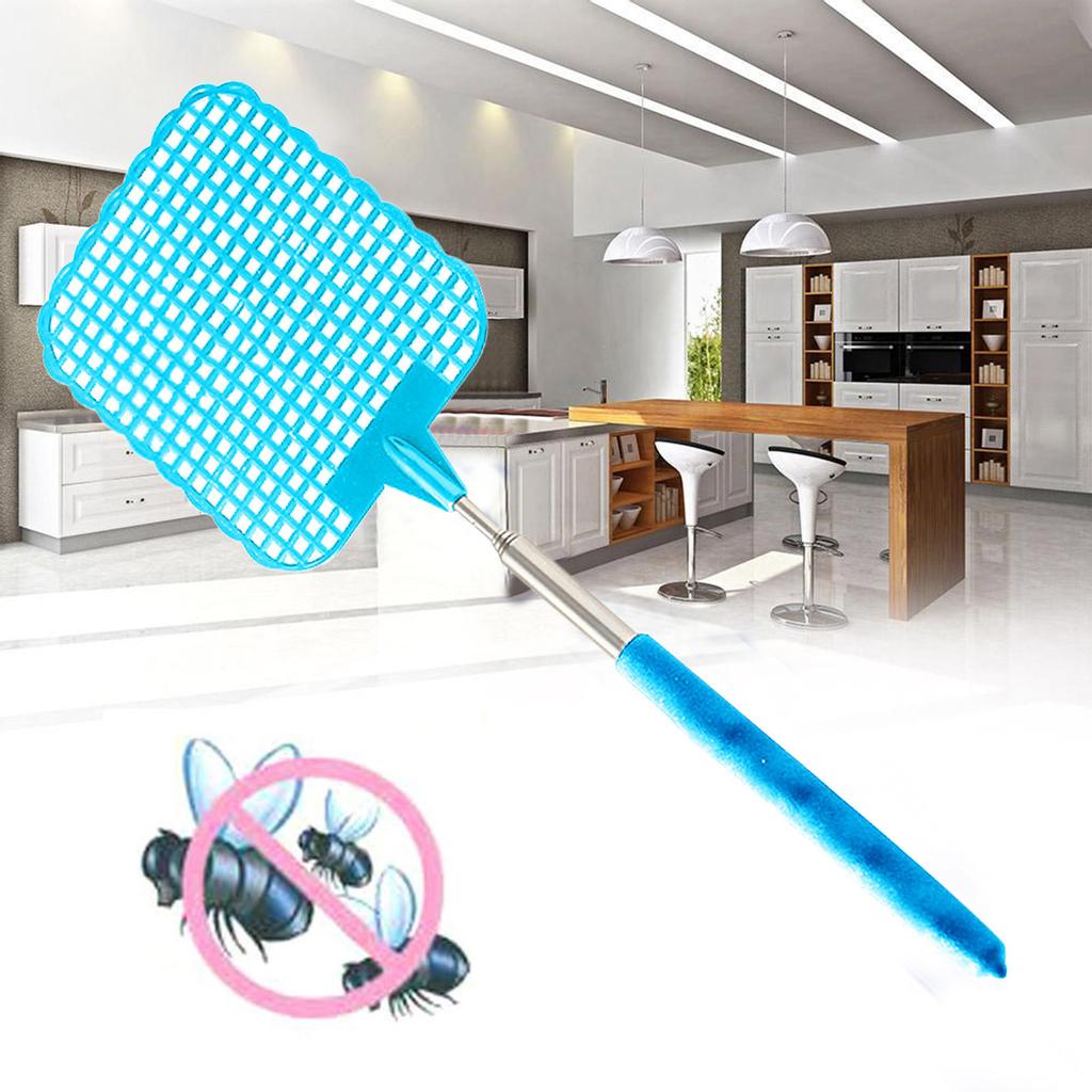 Mini Retractable Stainless Steel Fly Swatter Durable Retractable Fly Swatter