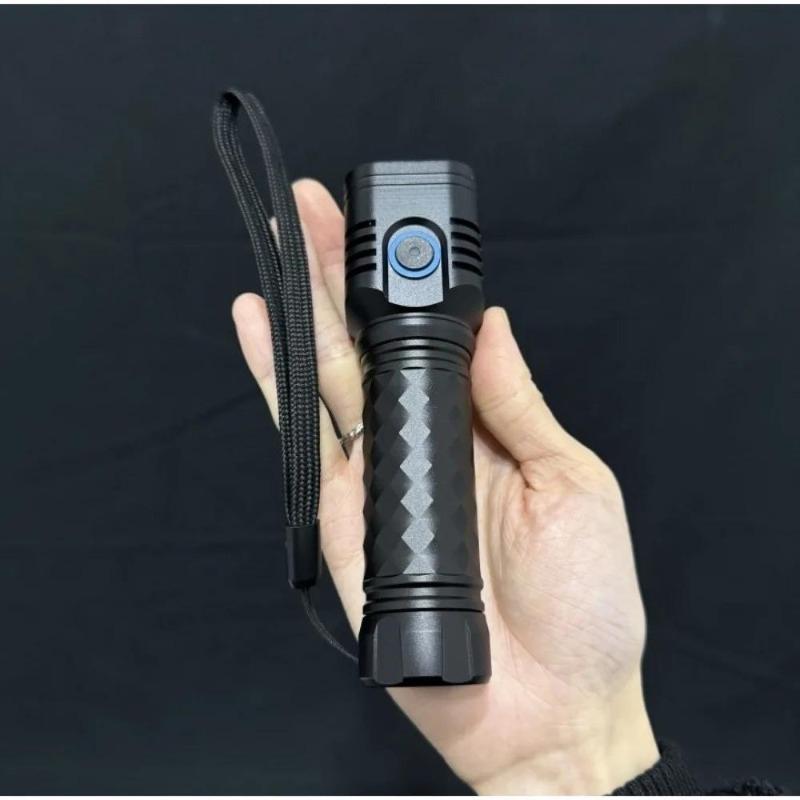 Перезаряжаемый светодиодный фонарик с 3 режимами, быстрая зарядка Type-C, 4 светодиодный фонарь, портативный фонарик для ночной работы и использования в чрезвычайных ситуациях