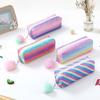 Rainbow School Pencil Case Penal For Girls Pen Box Cute Cosmetic Pencilcase Bag Stationery Kit Suitable For Students Gifts