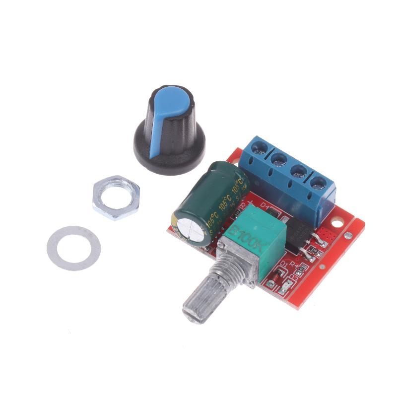 2/3/5/10A Регулятор напряжения ШИМ Регулятор скорости двигателя постоянного тока Губернатор Бесступенчатый регулятор скорости Диммер для светодиодов Модуль контроллера мощности