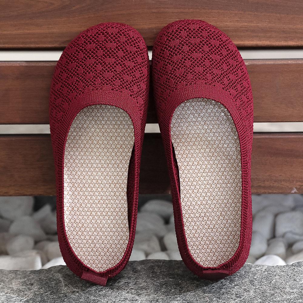 Летние Новые Сандалии Сетчатые Дышащие Женские Туфли Противоскользящие Черные Рабочие Туфли Удобные Повседневные Одинарные Туфли