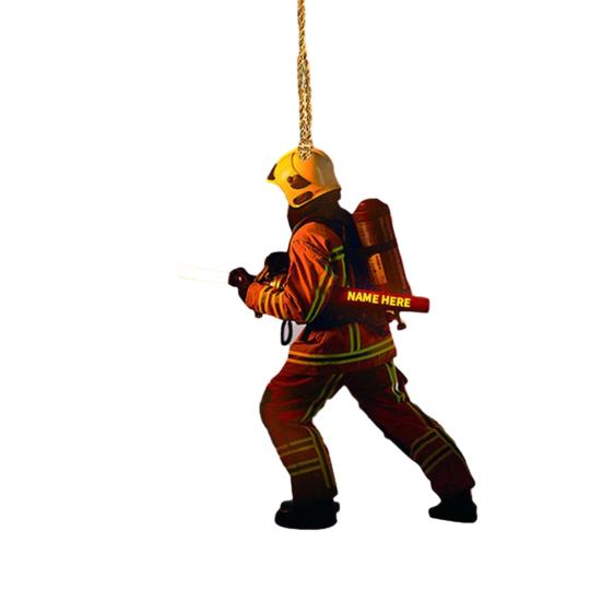 Рождественская елка, украшение пожарного со шнурком, широко используемое автомобильное зеркало заднего вида, подвеска пожарного, подвесное украшение