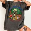 Teacher Skeleton Vintage Shirt Comfort Colors® Clothing Gift Funny Classroom School Education Halloween