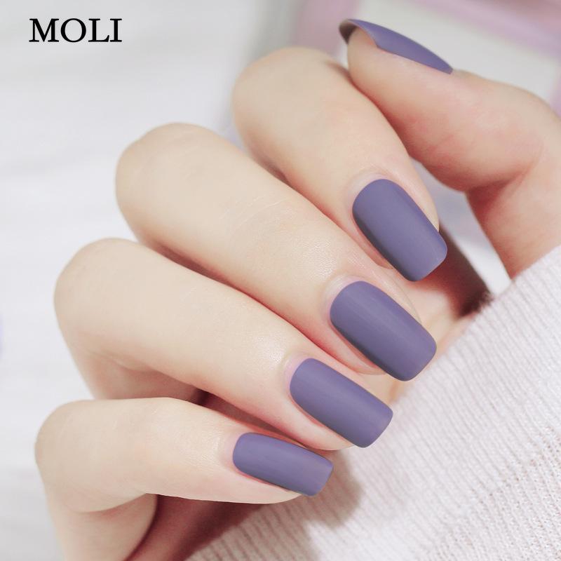 Туманный матовый лак для ногтей Стойкий неотслаивающийся скраб Бесцветная прозрачная эмаль для ногтей без запекания