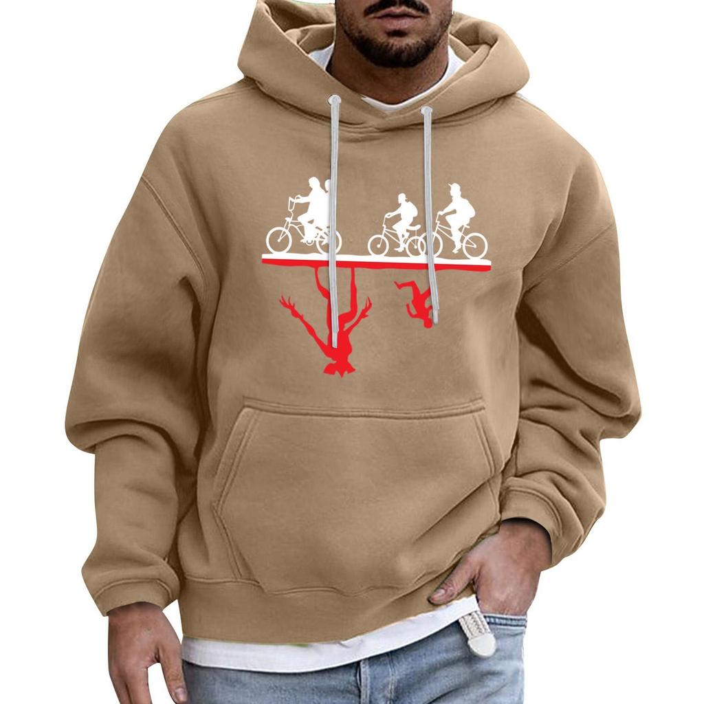 Мужской Спортивный Повседневный С Длинными Рукавами С Карманом Капюшон Толстовка