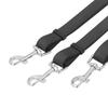 Adjustable Length Three Way Dog Leash Nylon Fabric Pet 3 In 1 Leash Dog Triple Leash  Pet Training