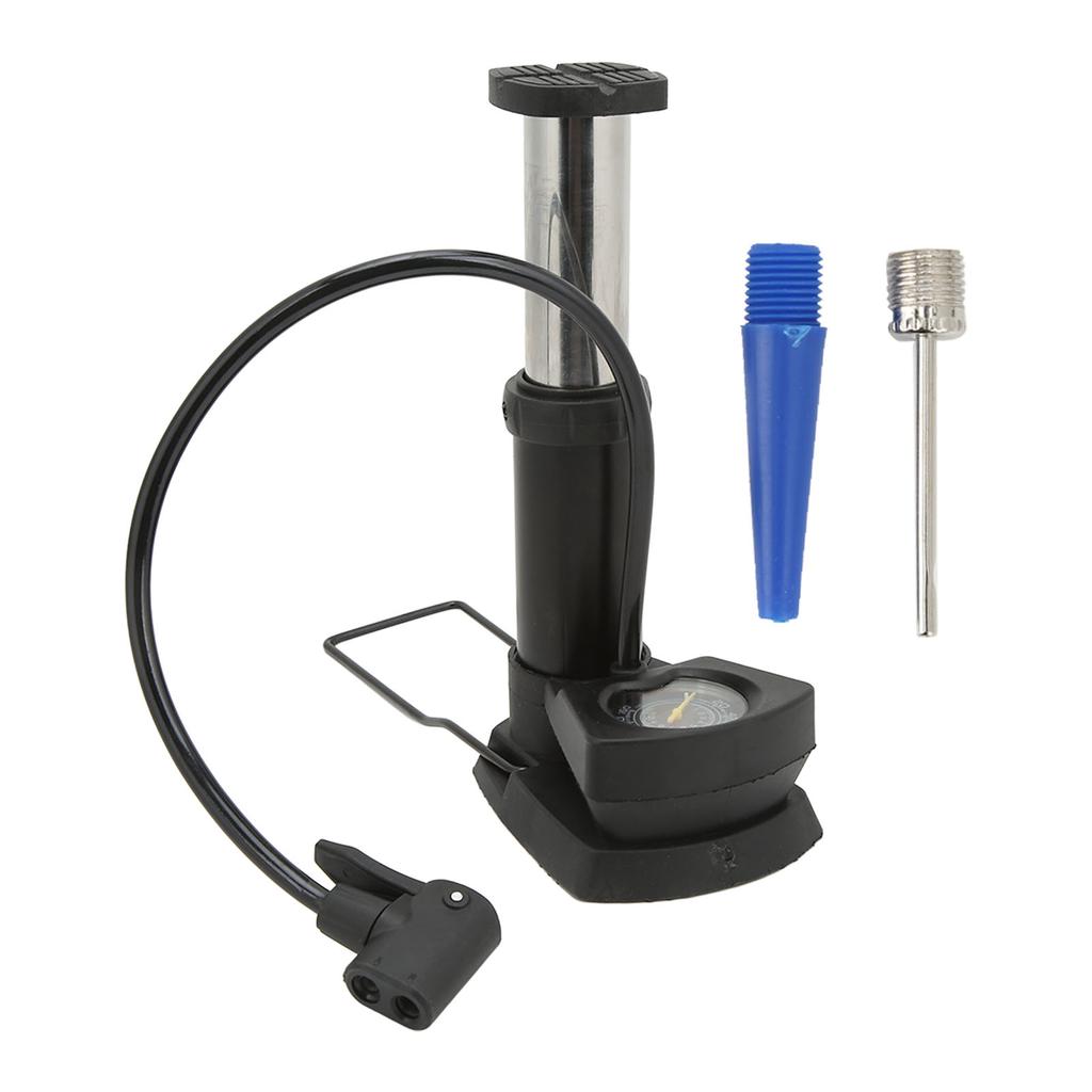 Ножной насос Алюминиевый сплав Высокое давление Портативный Мини Педальный насос для велосипеда Баскетбола Надувной