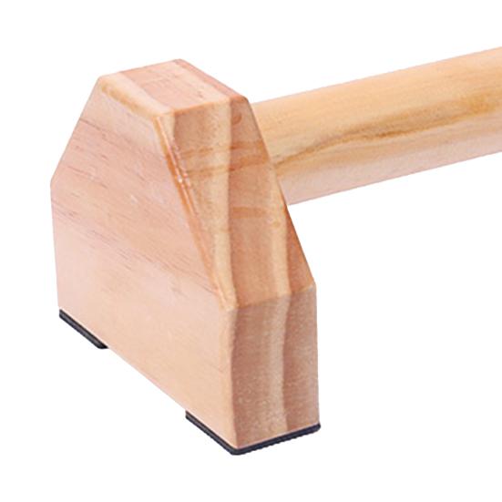 1 пара устойчивых брусьев для отжиманий, противотрещинный брус из сосны, шестигранный дизайн, параллеты