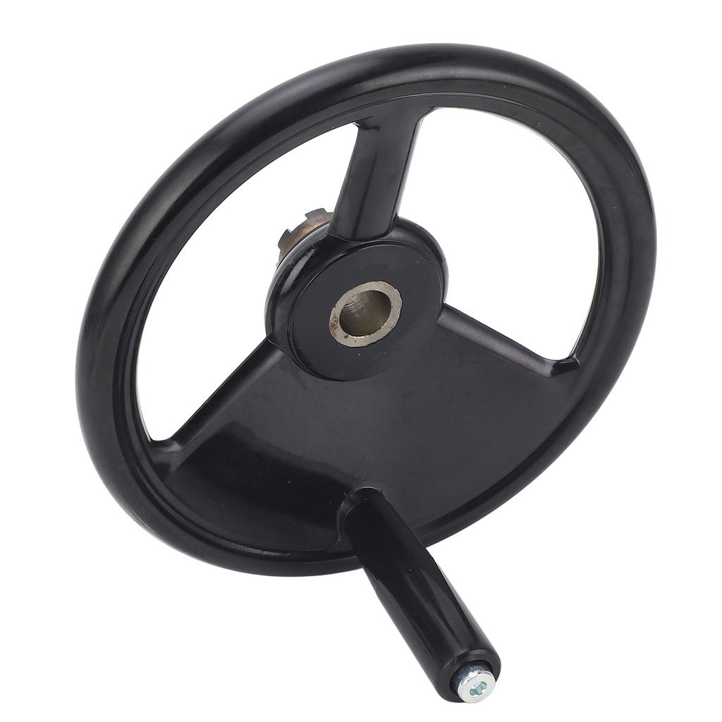 Milling Hand Wheel 22x250mm Engineering Plastics Multifunctional Round Shape Hand Wheel for Grinders