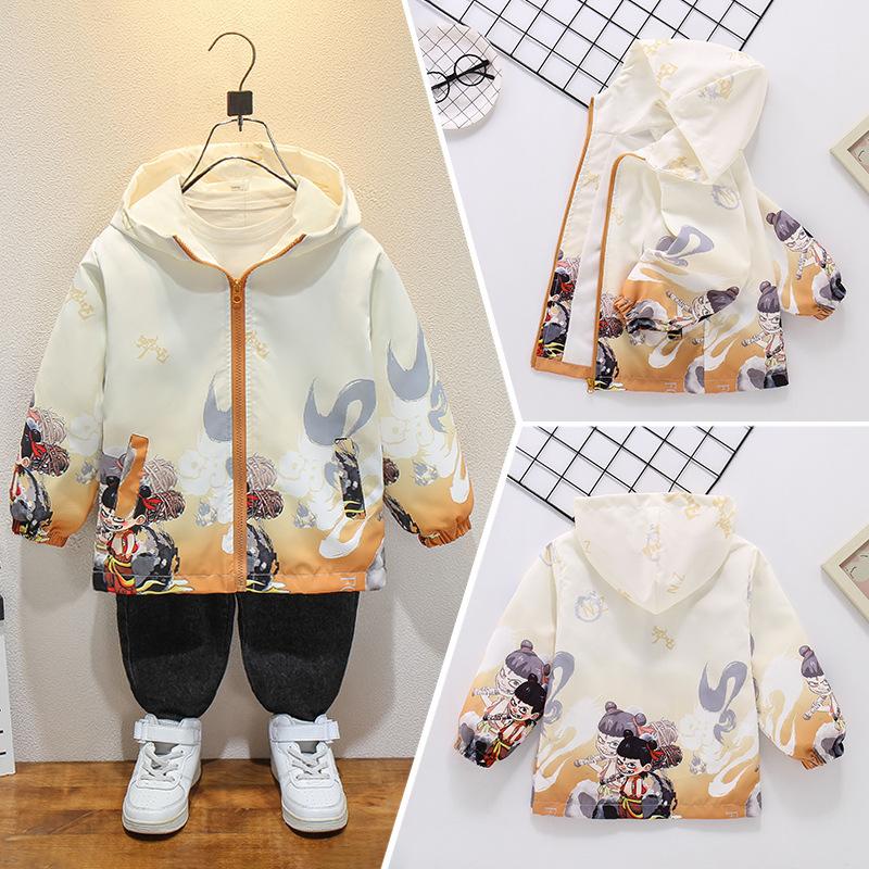 Пальто для отдыха для мальчиков 2025 года, весна и осень, детская красивая куртка из хардшелла