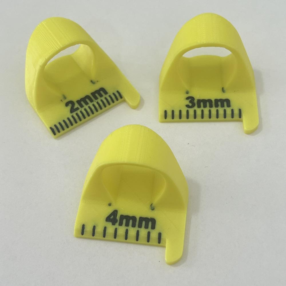 3PCS 3 Sizes Sewing Template Kit Quilting Non-Slip Sewing Needle Gauge Measuring Tool DIY Stitching Guide Tool