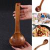 Japanese Style Tableware Ramen Rice Kitchen Supplies Soup Scoops Wooden Spoon Natural