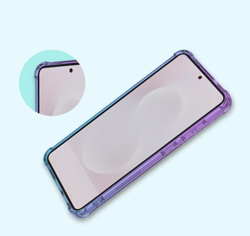 Samsung Galaxy S25 Edge Case, Gradient Dropproof, Purple/Blue