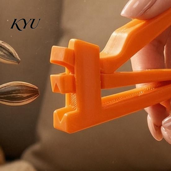 Handheld Seeds Opener Sunflower Peelers Tool, 3D Printed Nut Cracker, Hands Free Peeler Easy Shelling Ergonomic Melon for Home Use