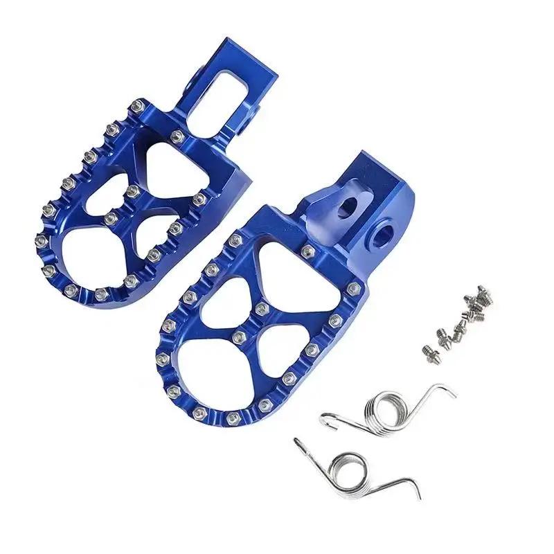 Motorcycle Stainless Steel CNC Enlarged Foot Pegs for KTM EXC XC SXF SX XCW 2017-2022 for Husqvarna for GASGAS Motocross Bikes