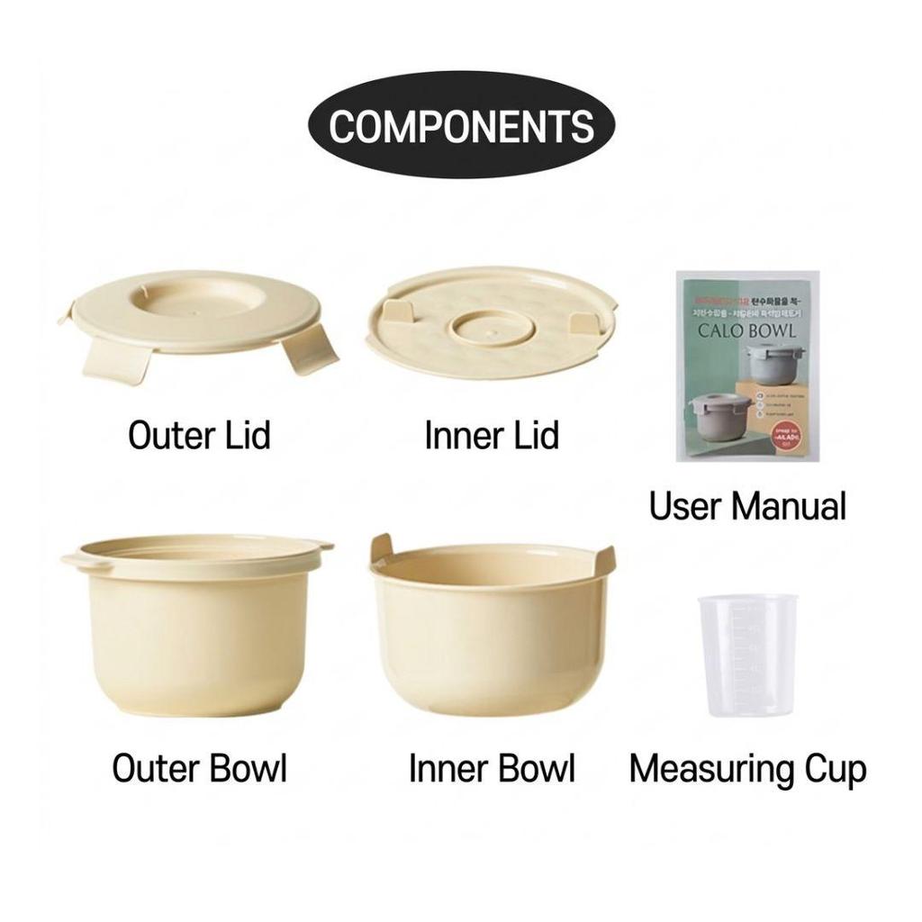 CaloBowl Микроволновая рисоварка Розовый