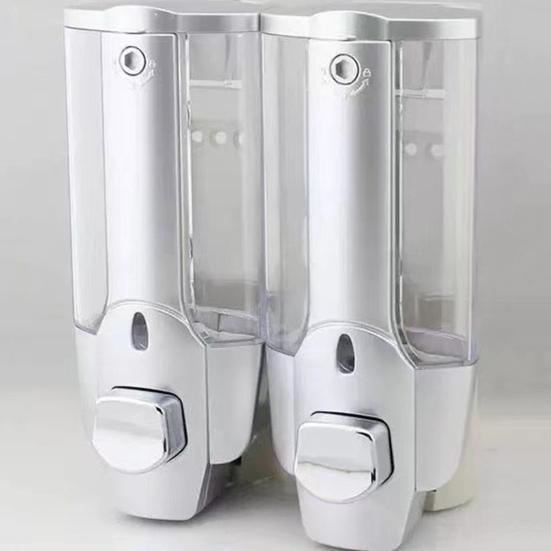 Настенный ручной дозатор мыла объемом 350 мл для ванной комнаты, легко заполняемый дозатор для душа с большим