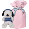 Плюшевый ремешок Yoshitoku Snoopy 18 см Официальный лицензионный продукт Hokkaido Nippon-Ham Fighters Розовый цвет