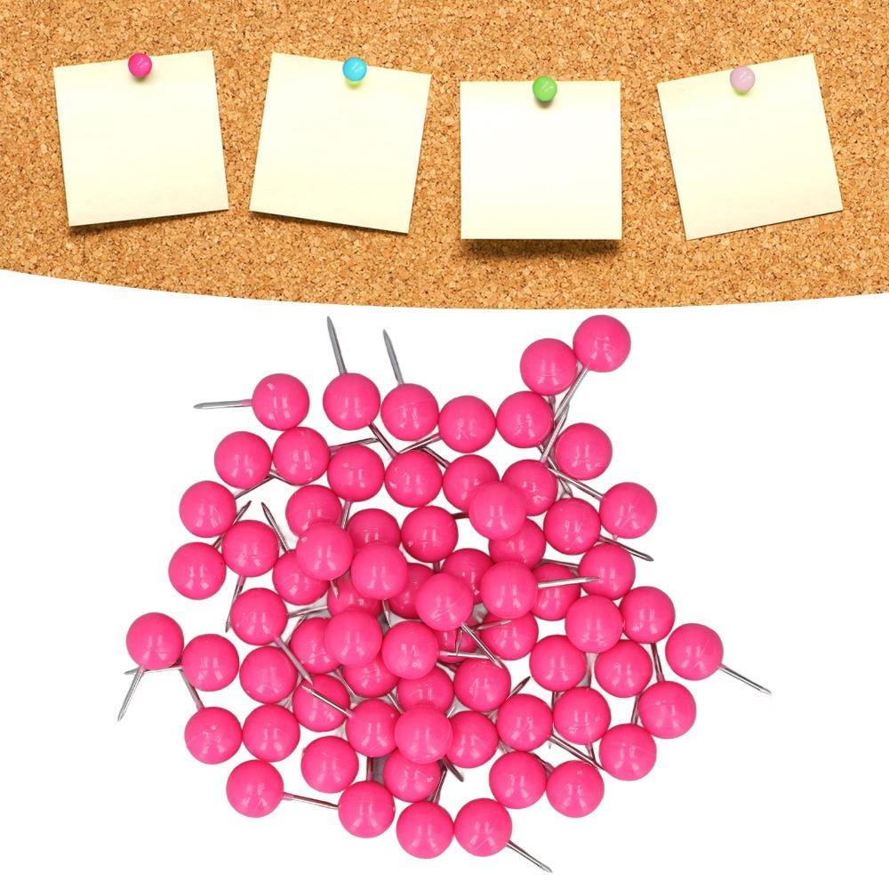 100Pcs Round head Push Pin 9.5*20mm Map Pin Boxed pin Decorative Tack  Art arrangement