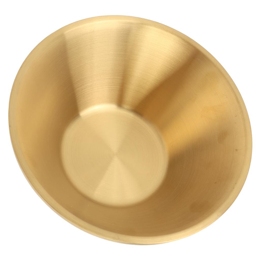 Салатницы из нержавеющей стали, золотые, двухслойные, изысканные, декоративные, золотые, для смешивания на кухне