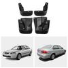 Подходит для седана Honda Civic CIVIC 1996-2000, мягкий кожаный брызговик для автомобильных шин