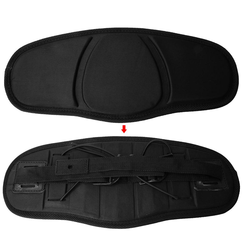 Adjustable Kayak Non slip Canoe Seat Backrest Comfortable Pad Black