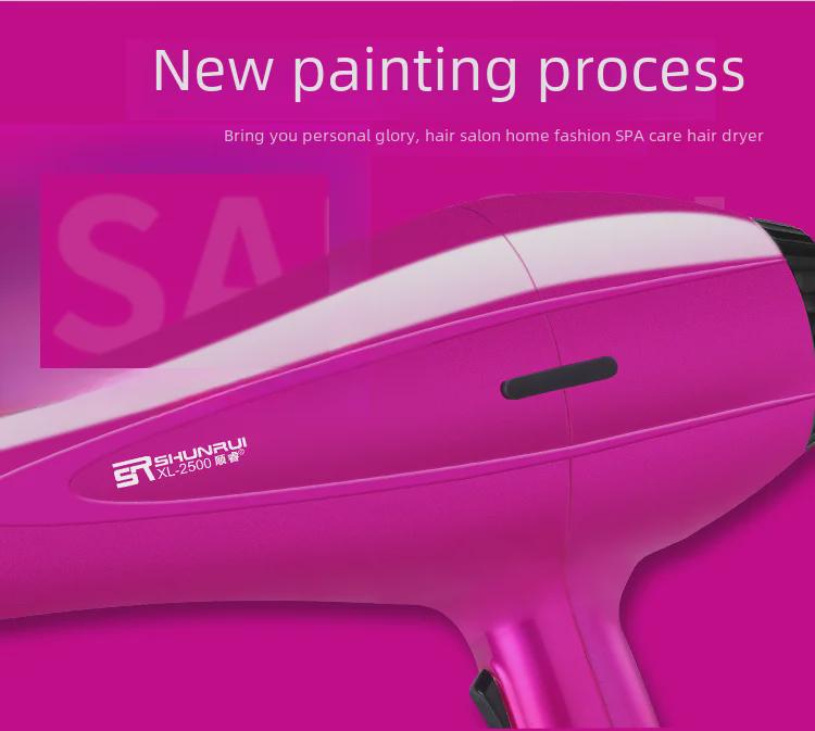 Мощный фен для дома и салона: Горячий/холодный ветер, без повреждений, сильный поток воздуха