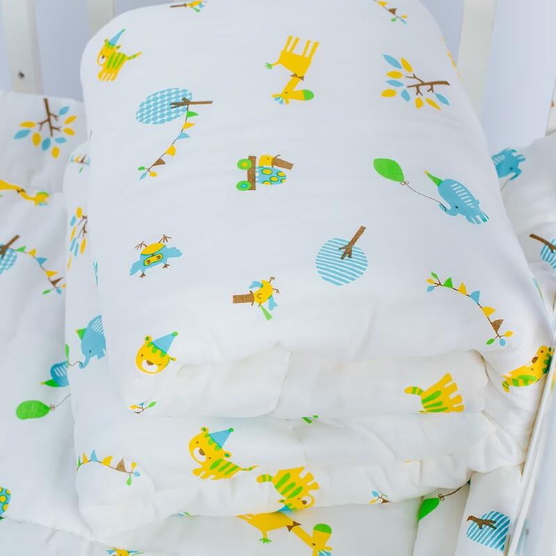 Xiqinbao Kindergarten Bedding, Baby Quilt, Washable Blanket, 120*150cm, Animal Park Design, 1.8 Jin Weight