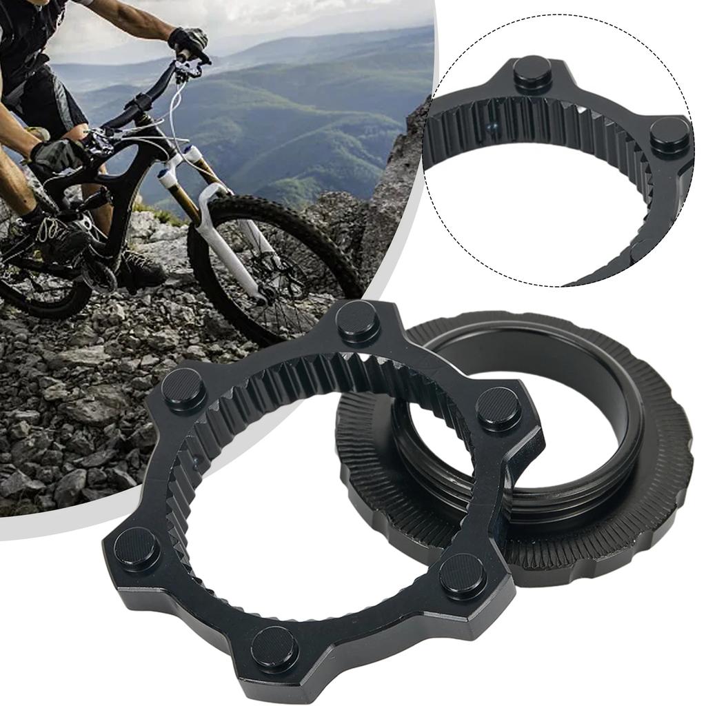Bicycles Center Lock To 6-Bolt Brake Rotors Brake Rotor Centerlock Cap Adapter Bike Hub Disc Brake Rotor Adaptor Cycling Parts