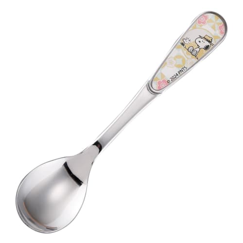 PEANUTS Snoopy Stainless Steel Jade Spoon, Nostalgia Series, Ice Cream & Sweets, Made in Japan, Yamaka Shoten, SN1902-850