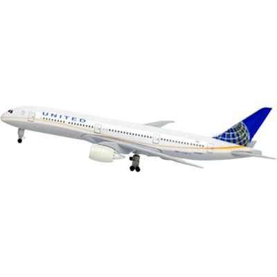 20 см Модель самолета Boeing 787 United Airlines, литая