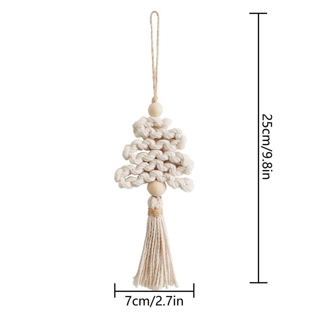 Christmas Tree Pendant S36 Hand-woven Christmas Decorative Pendant