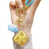 2026 Новый стиль Чистое золото 999 Шнурок Брелок: Счастливый талисман «Проси и Получай» для процветания