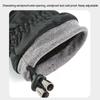 Screen Outdoor Sport Autumn Winter Thick Plush Full Finger Mittens Furry Warm Mitts Men Gloves