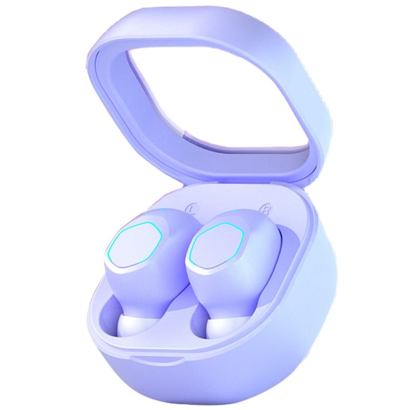 Наушники Bluetooth-совместимые Беспроводные Вкладыши Шумоподавление Микрофон Бас Стерео Вкладыши Наушники для Телефона