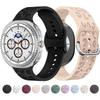 Гравированный ремешок Для Samsung Galaxy Watch 8 classic 46мм sport Силиконовый Леопардовый ремешок Браслет ремешок Galaxy watch 8 40мм/44мм ремешок
