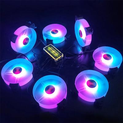 6 шт. 120 мм вентилятор для корпуса компьютера RGB вентилятор бесшумный радиатор тихие вентиляторы регулируемый кулер