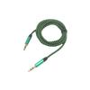Colorful 3.5mm Braided Metal Shell Audio Cable - Male To Male AUX Connection