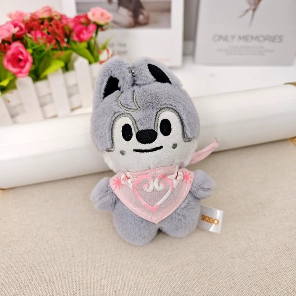 Magic School Wolf Plush Keychain With Cloak Cute Stuffed Animal Doll Birthday Gift For Kids