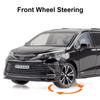 1:24 Toyota Sienna MPV Van литой игрушечный автомобиль металлическая игрушка коммерческий автомобиль модель автомобиля звук и свет инерционный механизм коллекция детская игрушка