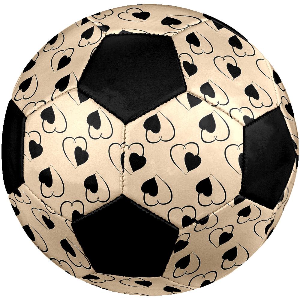 1PC Heart Love Soccer Ball Size 5 Football Machine Sewn Indoor/Outdoor Universal Football A20