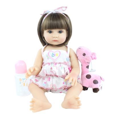 BZDOLL 48 см, Новое поступление, полностью силиконовые куклы Reborn для девочек, 19 дюймов, мягкие виниловые Bonecas для новорожденных, подарок на день рождения, игровой домик, игрушка