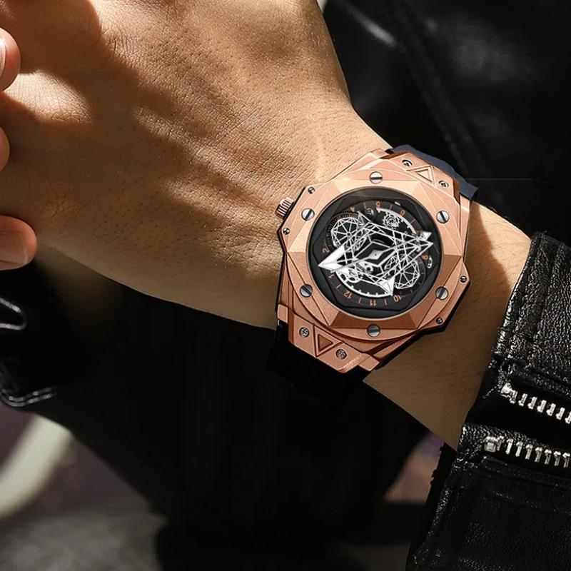 Лучшие часы бренда класса люкс, мужские силиконовые спортивные часы, мужские армейские кварцевые наручные часы с хронографом для мужчин